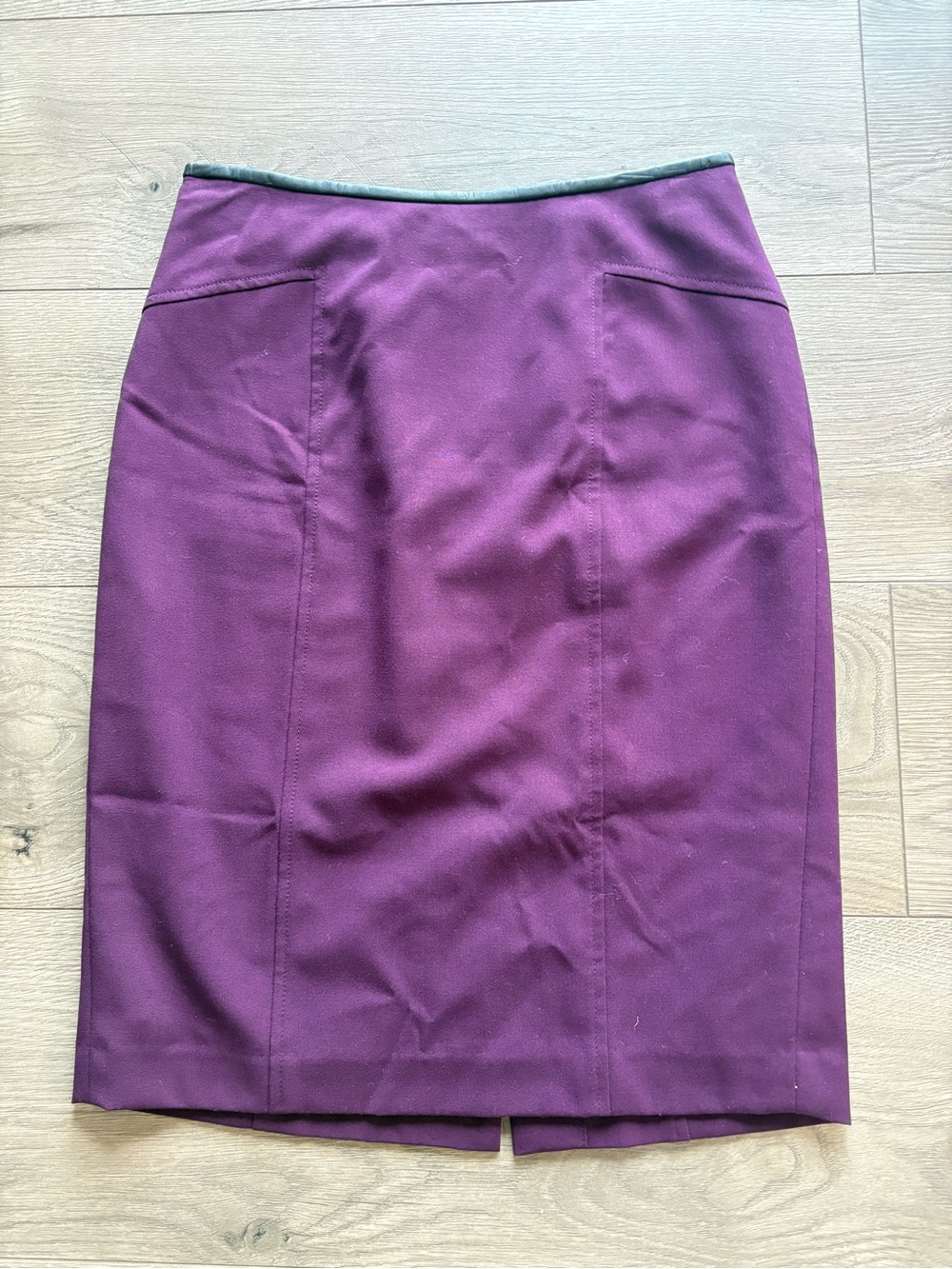 Calvin Klein Plum Pencil Skirt